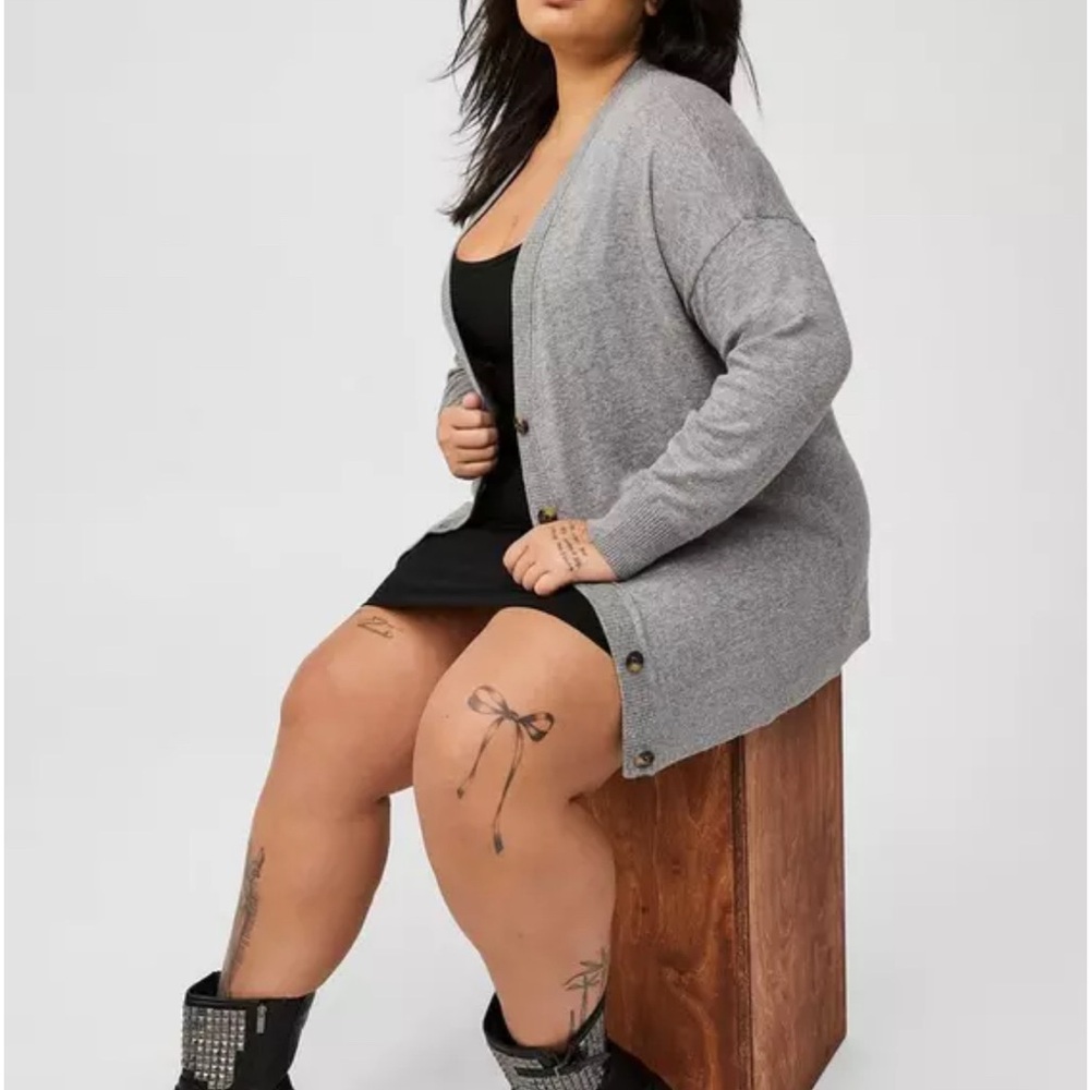 Torrid Boyfriend Cardigan Drop Shoulder Sweater 3x